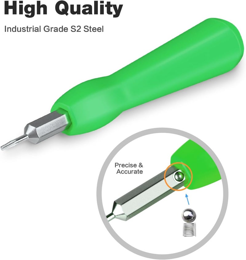 HAO HELPER Video Screwdriver Bit Set for Battery and Wifi Access - Fits All Video Doorbell Models (Green) - Image 5